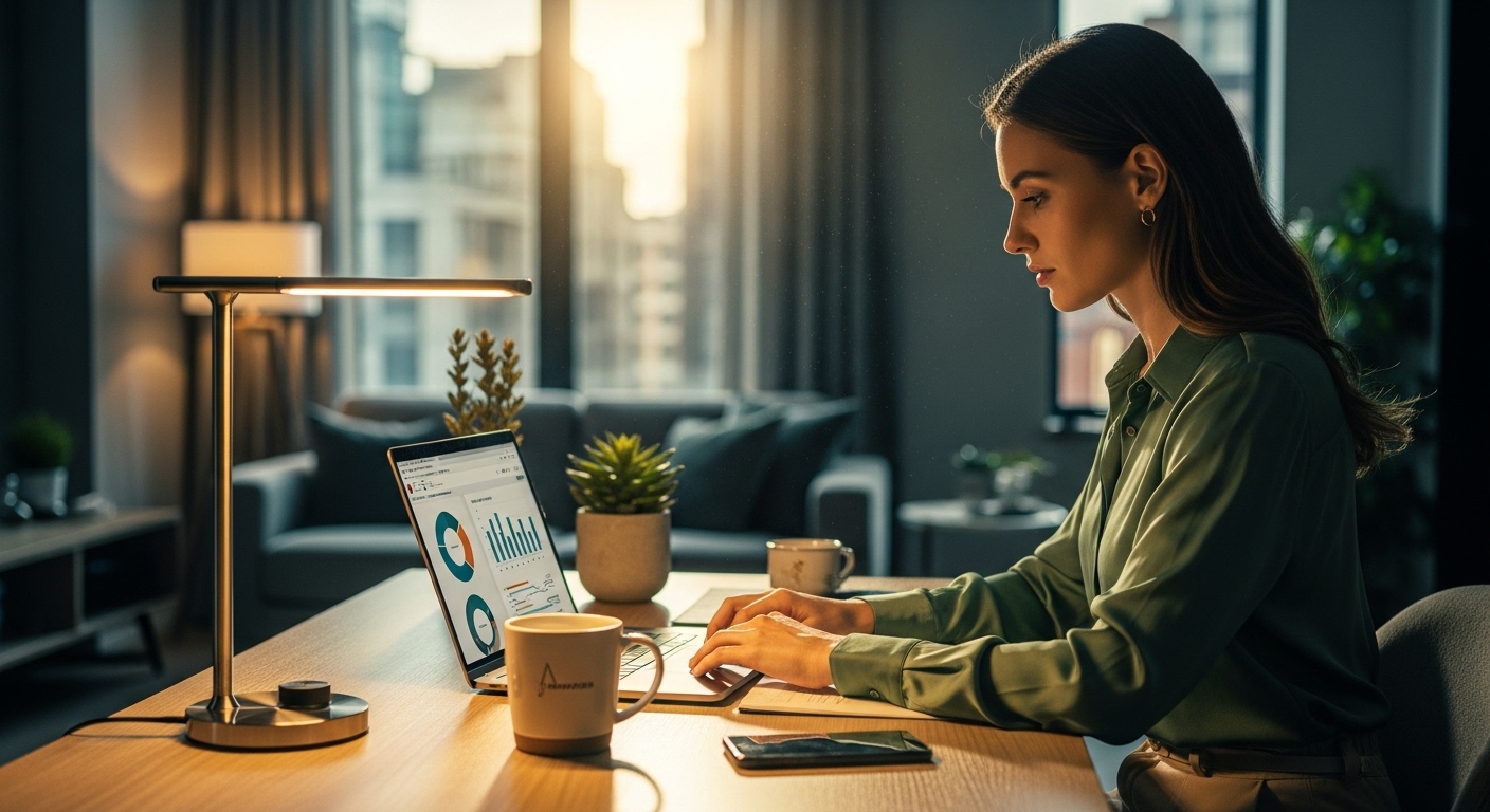 Profissionais em reunião