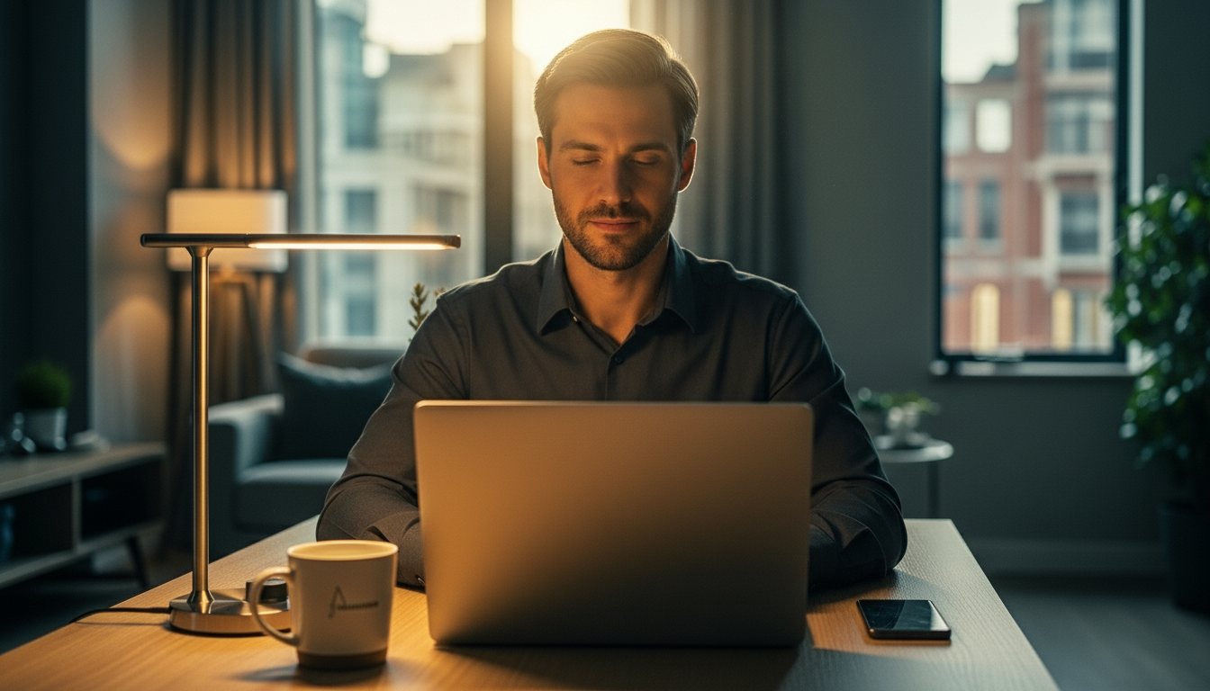 Mulher em vídeo chamada